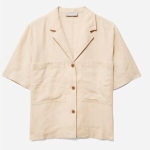 Everlane Cream Button Down Shirt